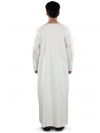 Aarish_White_Galabiyya_Back View_IslamicShop.in
