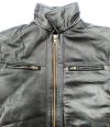 Black Leather_Jacket_Close View_IslamicShop.in