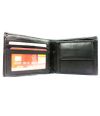 Black Leather Wallet_Front View_IslamicShop.in