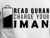 White T-Shirt (Iman)_Close Up View_IslamicShop.in