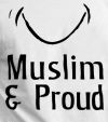 White T-Shirt (Proud)_Close Up View_IslamicShop.in