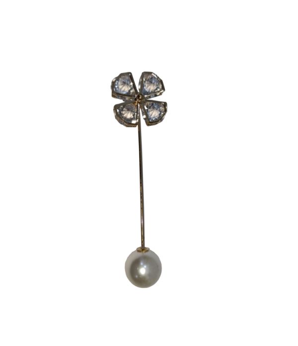 Flower Hijab Pin With Pearl Set