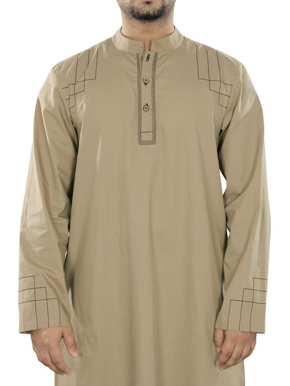 Ammar Beige Galabiyya