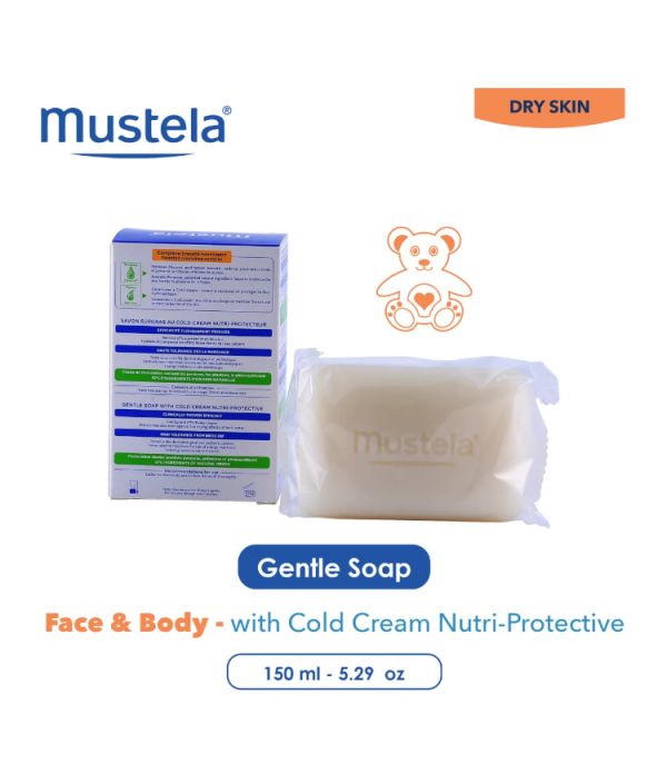 Mustela Gentle Soap With Cold Cream - 100g