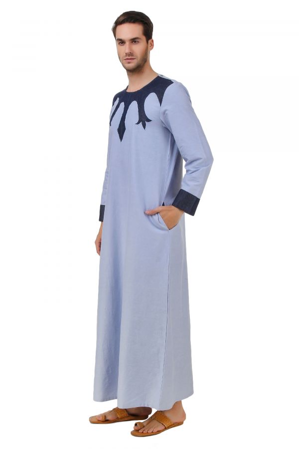 Farhan Blue Galabiyya