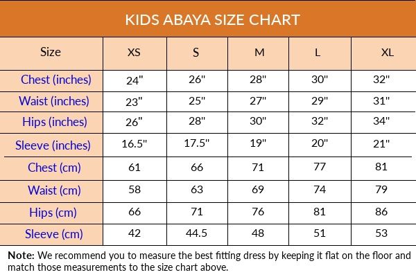 Asifa Kid's Abaya