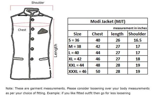 Men Velvet Modi Nehru Jacket