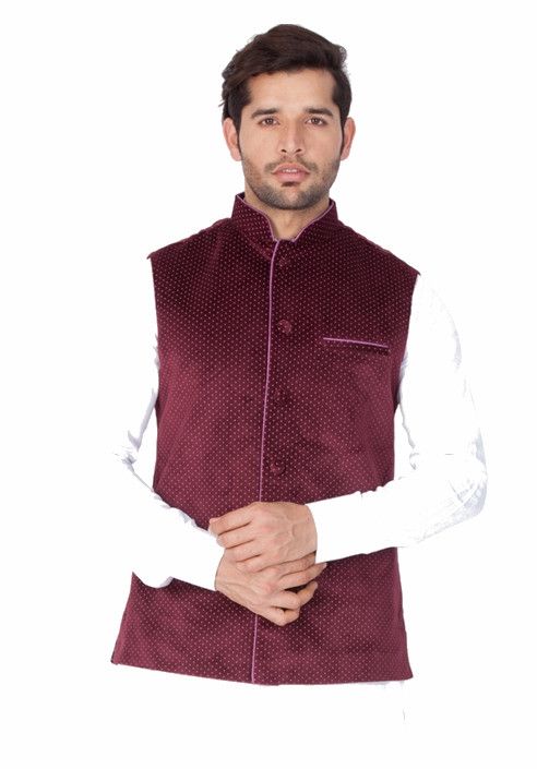 Men Velvet Modi Nehru Jacket
