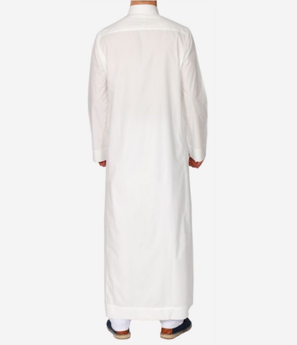 White Poly Cotton Thobe